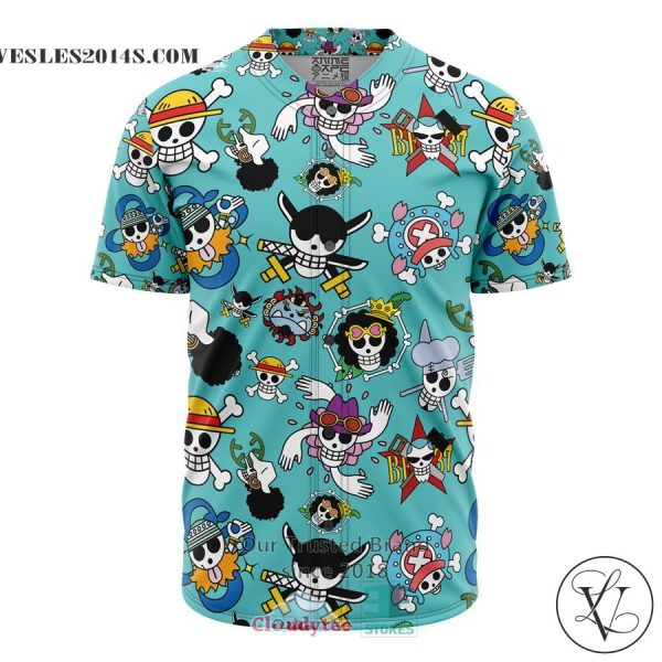 Strawhats Jolly Roger One Piece Baseball Jersey
