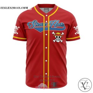Strawhats Luffy One Piece Baseball Jersey