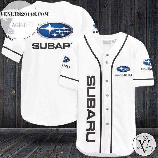 Subaru Baseball Jersey – White