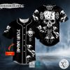 Sword Broken Skull Custom Baseball Jersey