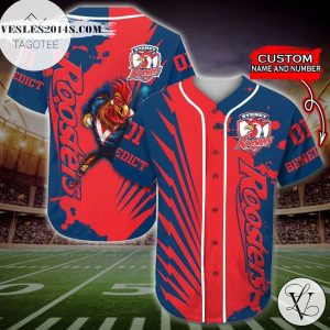 Sydney Roosters Baseball Jersey Nrl – Premium Jersey Shirt – Custom Name & Number Jersey Sport