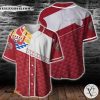 Tahiti Flag Stroke Style Baseball Jersey