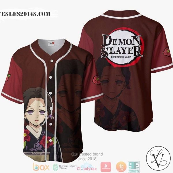 Tamayo Demon Slayer Red Baseball Jersey Shirt