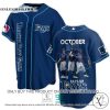 Tampa Bay Rays October Rise Rays Up Rays dark blue Baseball Jersey