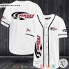 Team Penske Car Racing White Baseball Jersey