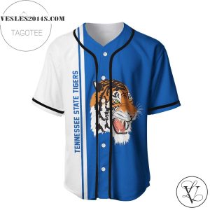 Tennessee State Tigers Baseball Jersey Half Style – NCAA