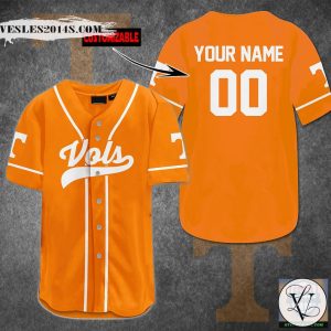 Tennessee Volunteers Personalized Baseball Jersey Shirt