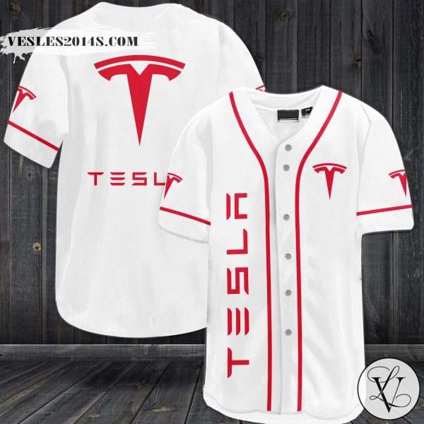 Tesla Motors Baseball Jersey