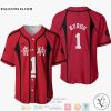 Tetsurou Kuroo 1 Haikyuu Baseball Jersey Shirt