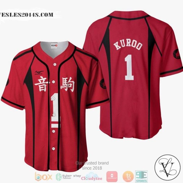 Tetsurou Kuroo 1 Haikyuu Baseball Jersey Shirt