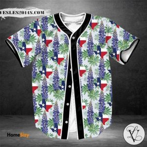 Texas Bluebonnet Baseball Jersey