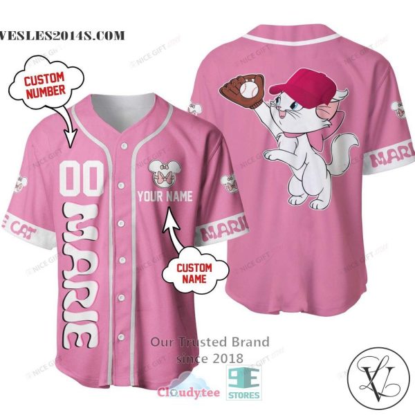 The Aristocats Marie Personalized Baseball Jersey Shirt