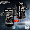 The Devil Whisper To Me Scream Breakthrough Beer Skull Custom Baseball Jersey