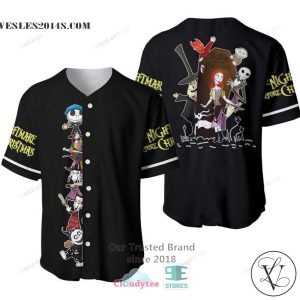 The Nightmare Before Christmas Baseball Jersey Shirt