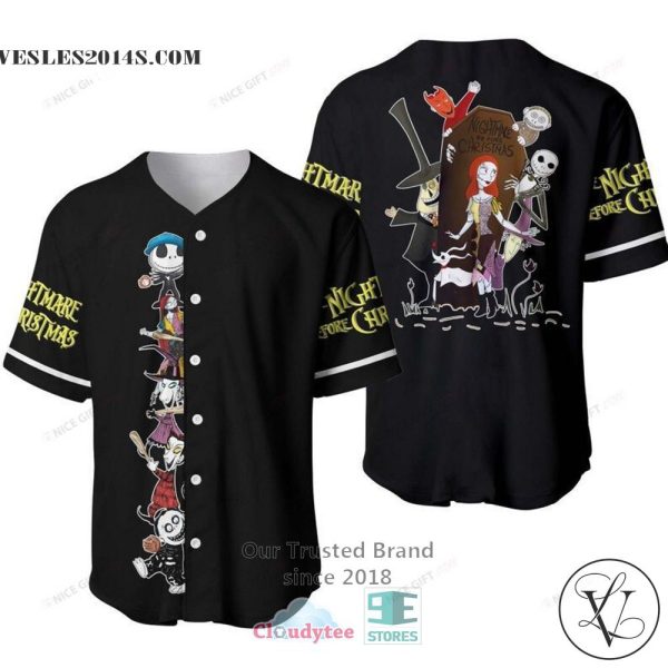 The Nightmare Before Christmas Baseball Jersey Shirt