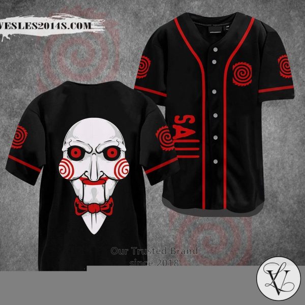 The Saw Horror Movie Baseball Jersey