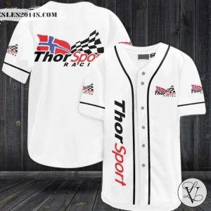 Thor Sport racing NASCAR baseball jersey