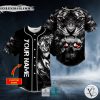Tiger Over Skull Custom Baseball Jersey