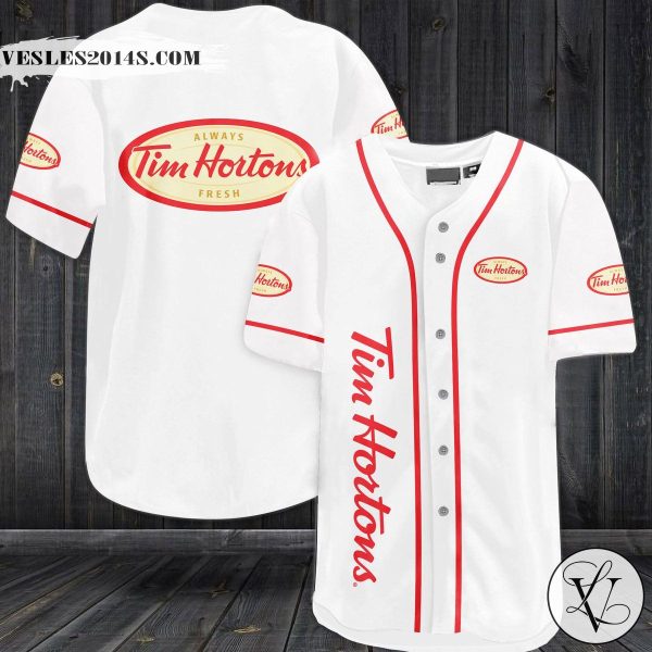 Tim Hortons Baseball Jersey