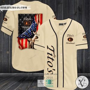 Tito S Handmade Vodka US Flag Baseball Jersey