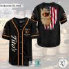 Tito S Handmade Vodka US Flag Black Baseball Jersey