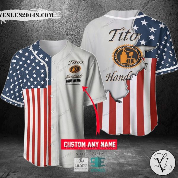 Tito S Handmade Vodka Your Name Baseball Jersey