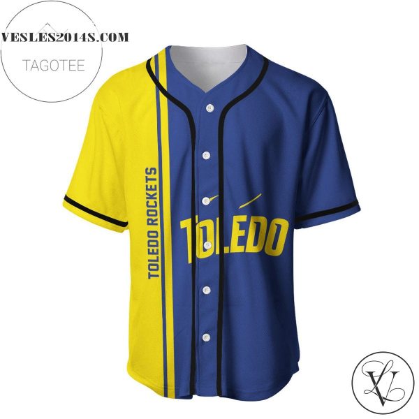 Toledo Rockets Baseball Jersey Half Style – NCAA