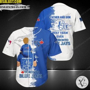 Toronto Blue Jays Father And Son Team Baseball Jersey Shirt