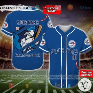 Toronto Blue Jays MLB Custom Baseball Jersey