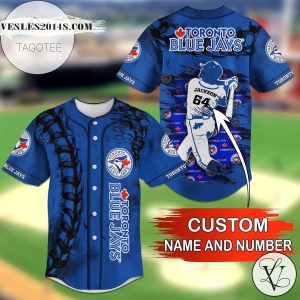 Toronto Blue Jays Personalized Name Number Baseball Jersey Shirt – MLB