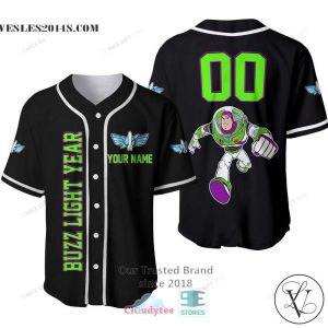 Toy Story Buzz Lightyear Personalized Baseball Jersey Shirt