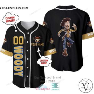 Toy Story Woody Personalized Baseball Jersey Shirt