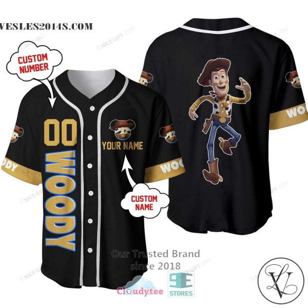 Toy Story Woody Personalized Baseball Jersey Shirt