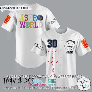 Travis Scott Astroworld Personalized Baseball Jersey