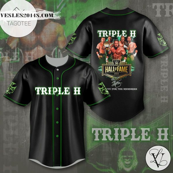 Triple H Baseball Jersey Shirt