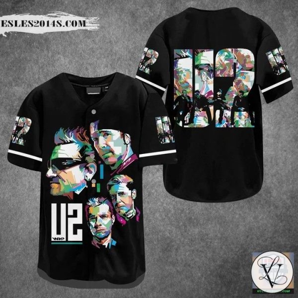 U2 Band Baseball Jersey Shirt
