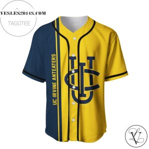 UC Irvine Anteaters Baseball Jersey Half Style – NCAA