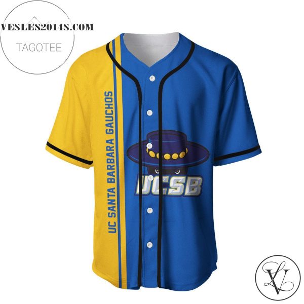 UC Santa Barbara Gauchos Baseball Jersey Half Style – NCAA