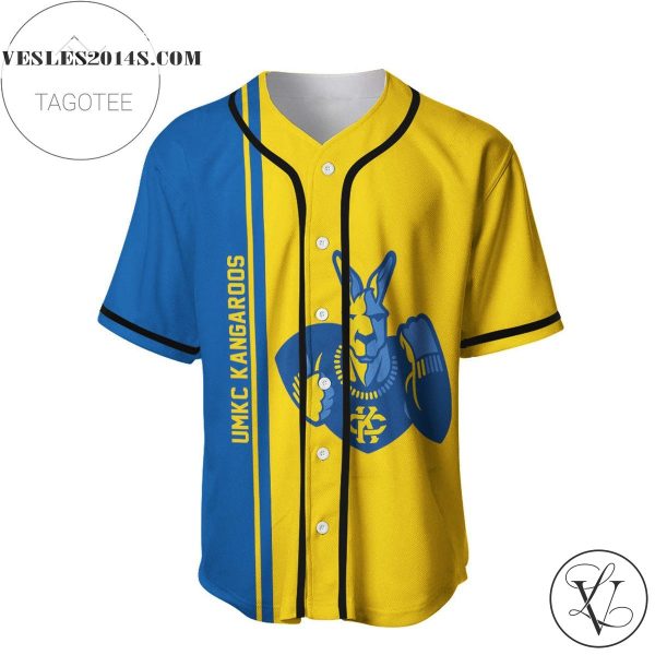 UMKC Kangaroos Baseball Jersey Half Style – NCAA