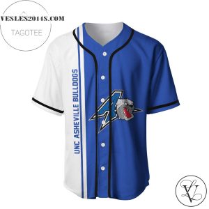 UNC Asheville Bulldogs Baseball Jersey Half Style – NCAA