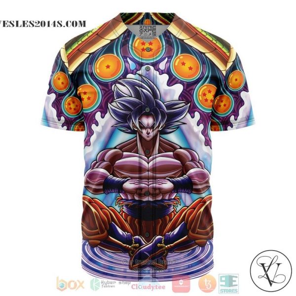 Ultra Instinct Goku Dragon Ball Super Baseball Jersey
