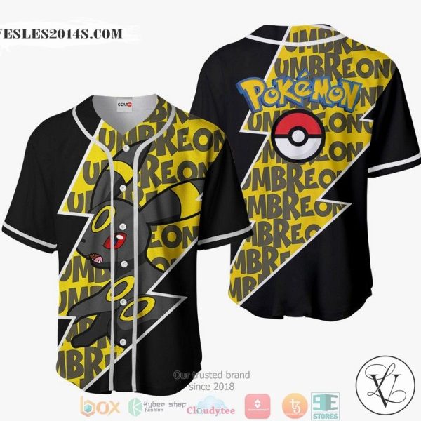 Umbreon Pokemon Baseball Jersey Shirt