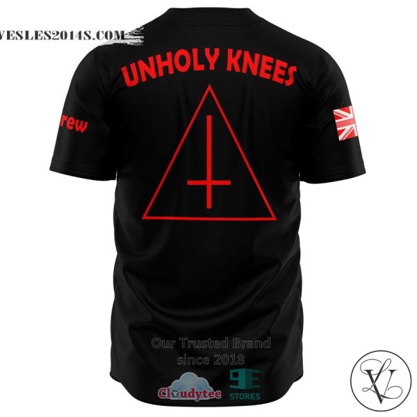Unholly Knees Pit Crew Baseball Jersey