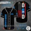 United States Flag Bud Light Can black Baseball Jersey