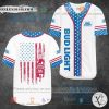 United States Flag Bud Light white Baseball Jersey