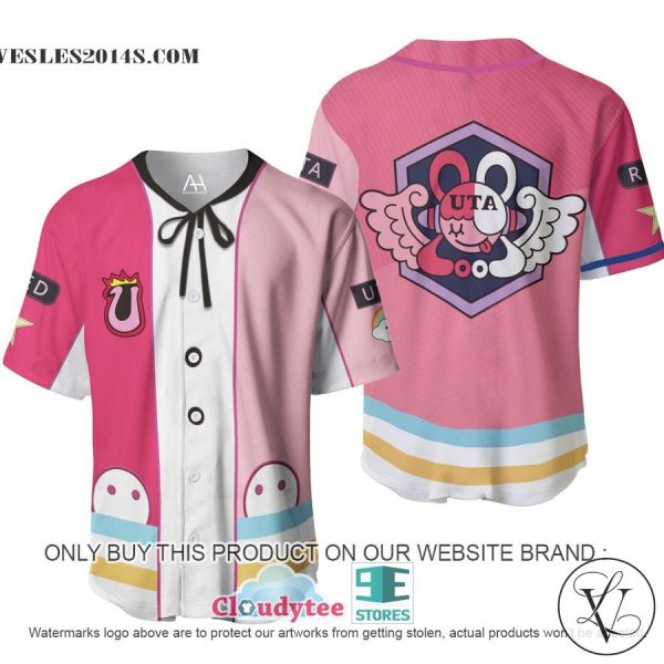 Uta Famous Diva One Piece Film Red Baseball Jersey