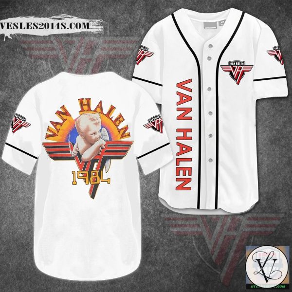 Van Halen 1984 Album Baseball Jersey Shirt
