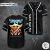 Van Halen Baby Yoda Baseball Jersey Shirt