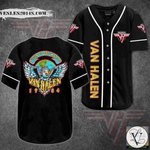 Van Halen Eagle Baseball Jersey Shirt