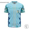 Vaporeon Eeveelution Pokemon Baseball Jersey